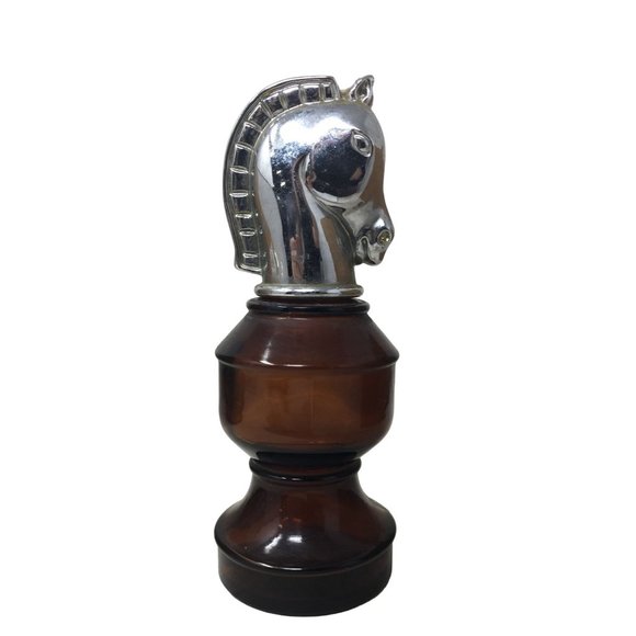 Vintage Avon Aftershave Bottle Horse Chess Piece- Empty - Picture 3 of 6